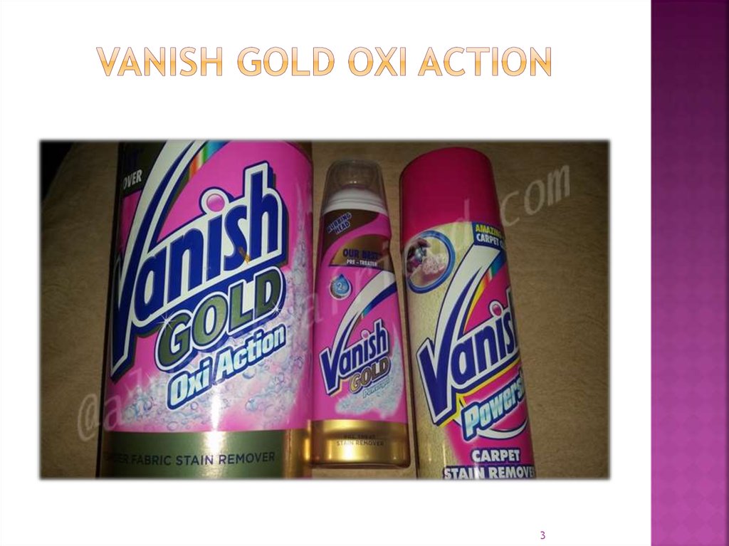 Vanish Gold Oxi Action