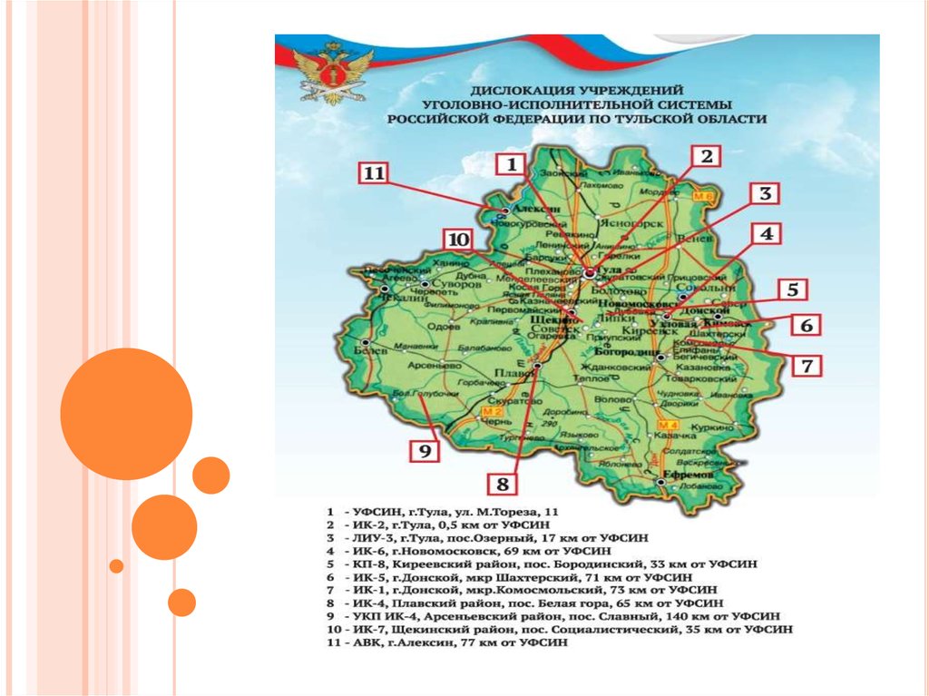 Карта плавского района тульской области