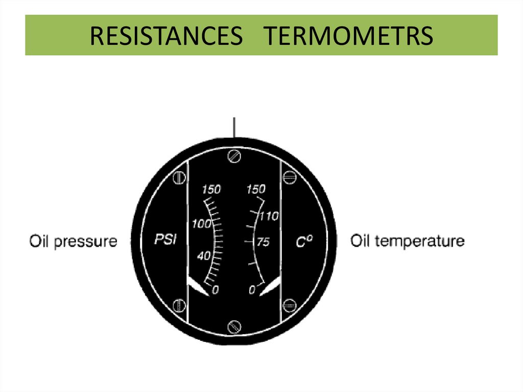 RESISTANCES TERMOMETRS