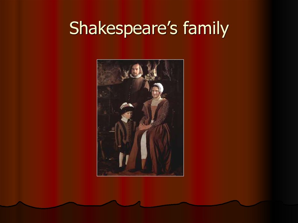 Shakespeare’s family