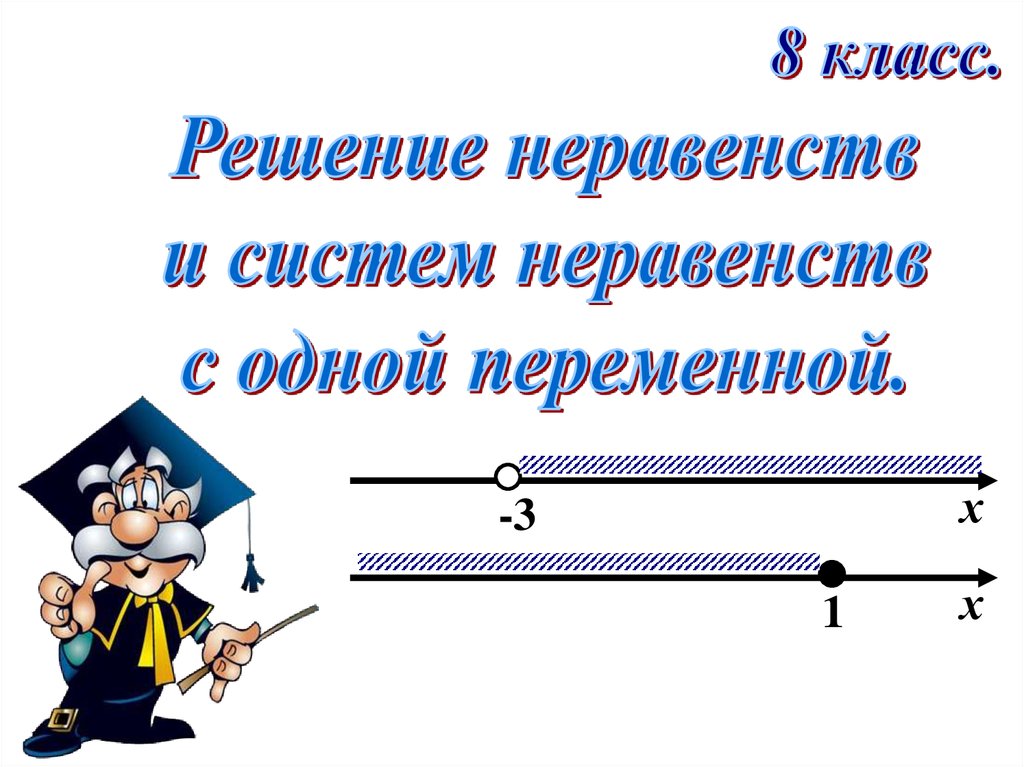 Неравенства 8 класс презентация