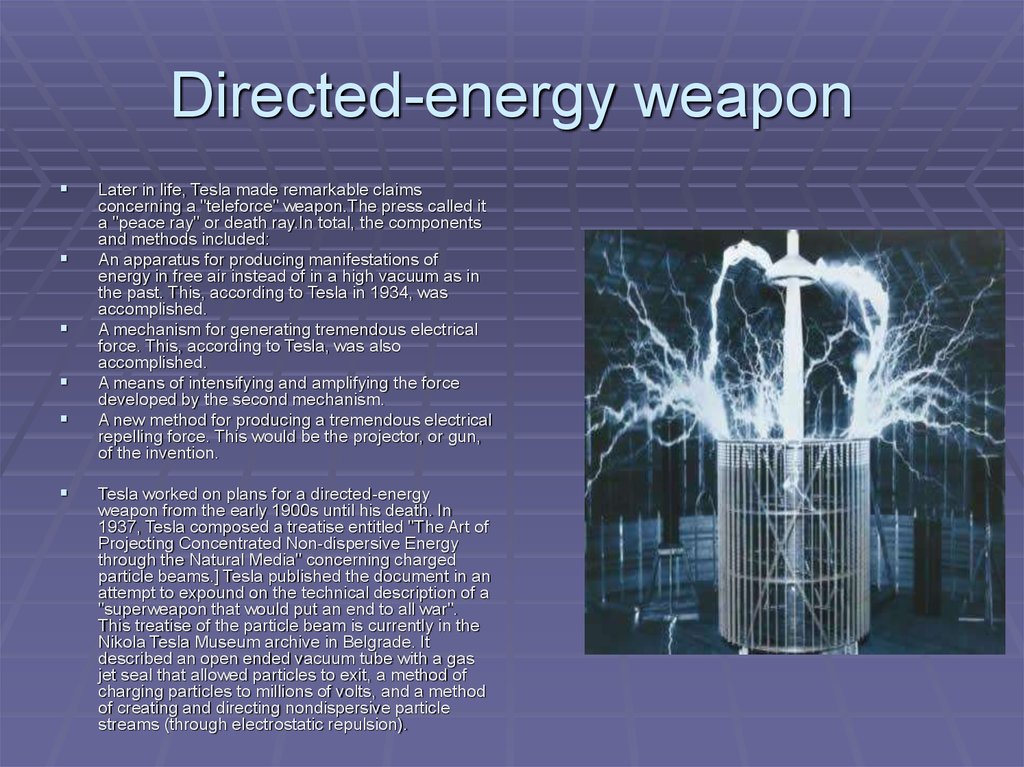 Directed-energy weapon