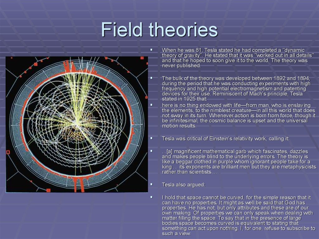 Field theories