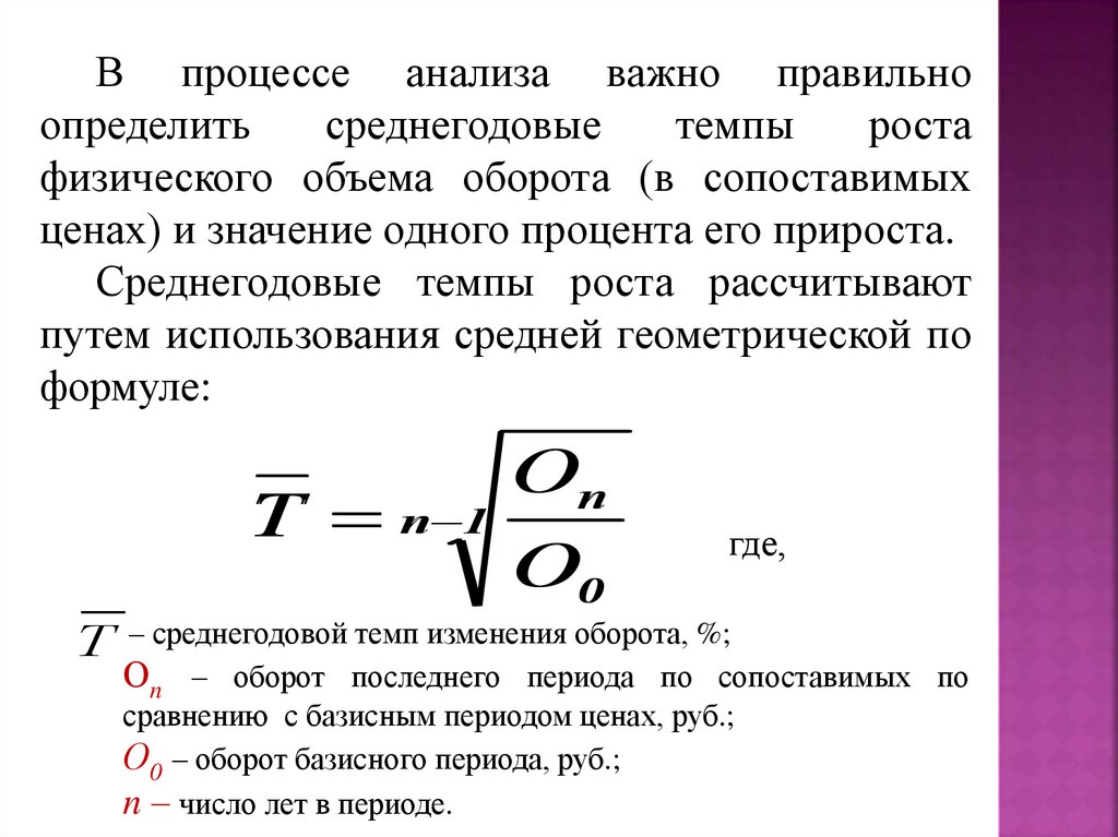 Увеличение темпов роста