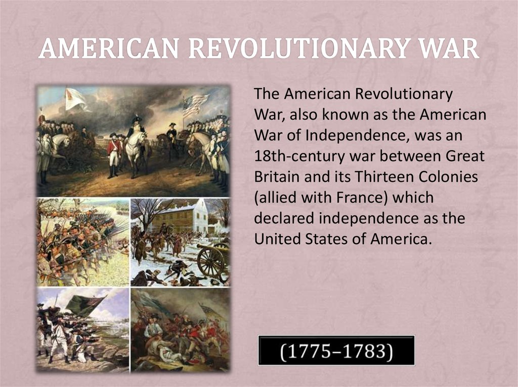 American Revolutionary War