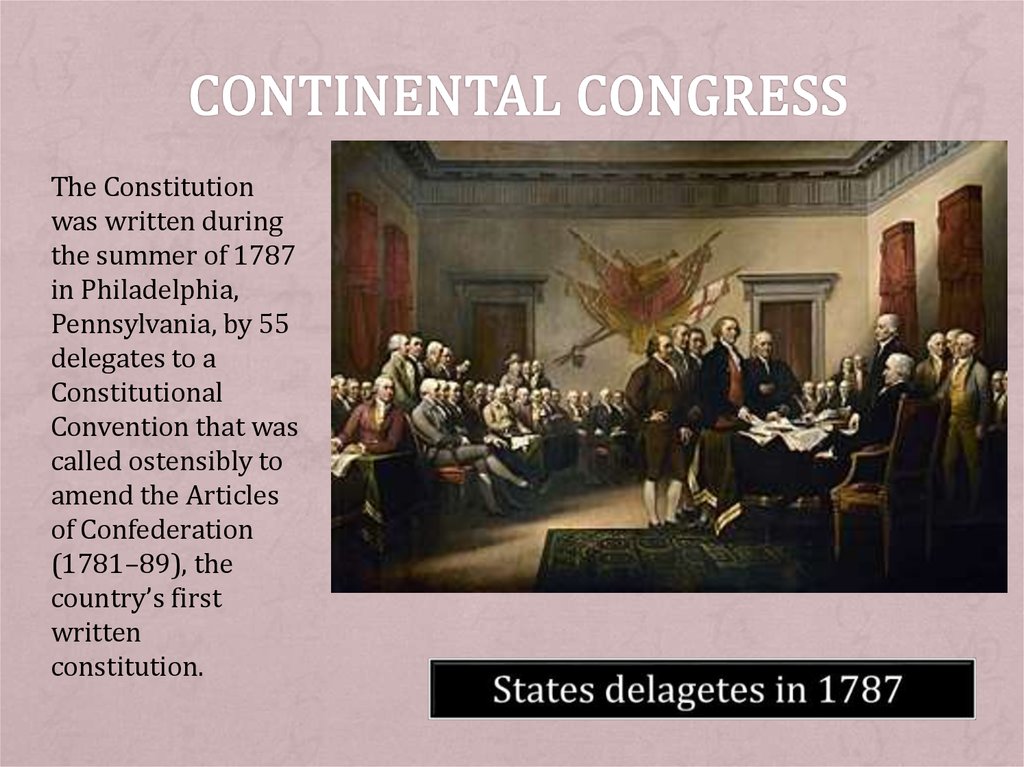  Continental Congress