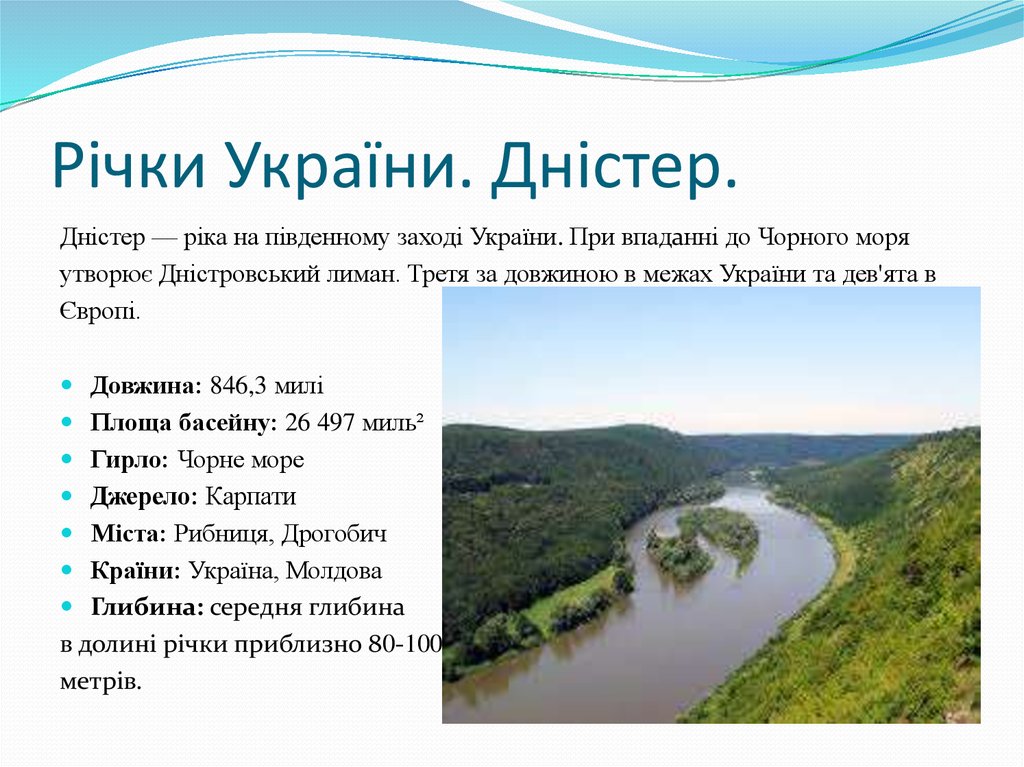Річки України. Дунай.