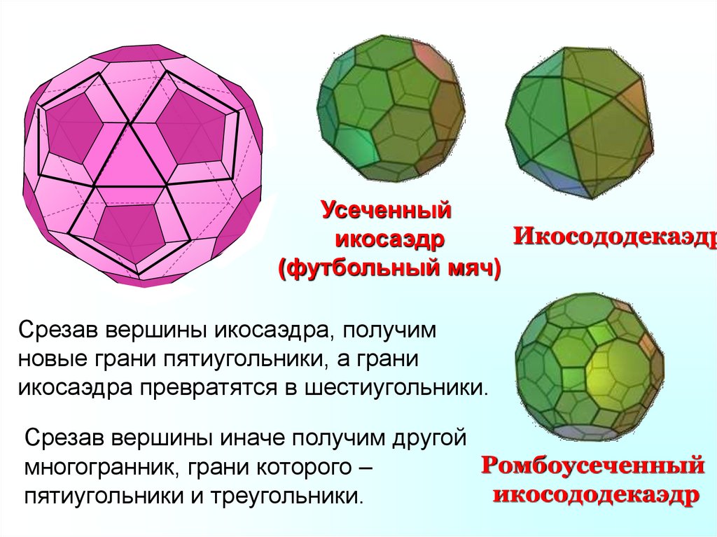 Многогранник углы. Усечённый икосаэдр мяч. Усечённый икосододекаэдр. Икосаэдр 60. Усеченный икосододекаэдр.