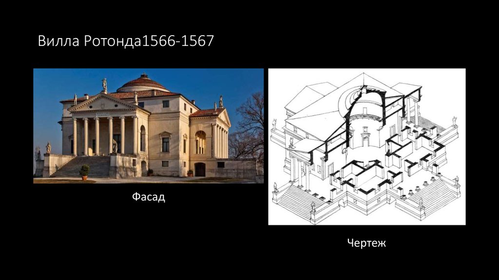 Вилла ротонда чертеж - 95 фото