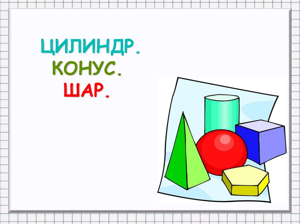 Цилиндр конус сфера и шар 9 класс презентация