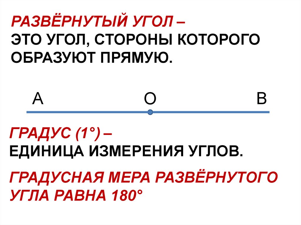 Сколько составляет развернутый угол. Развернутый угол. Развёрнутый угол. Градусная мера развернутого угла. Развернутый угол угол.