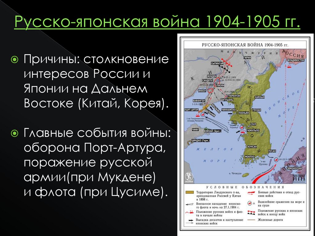 Значение русско японской войны для россии. Русско-японская (1904-1905) причины.