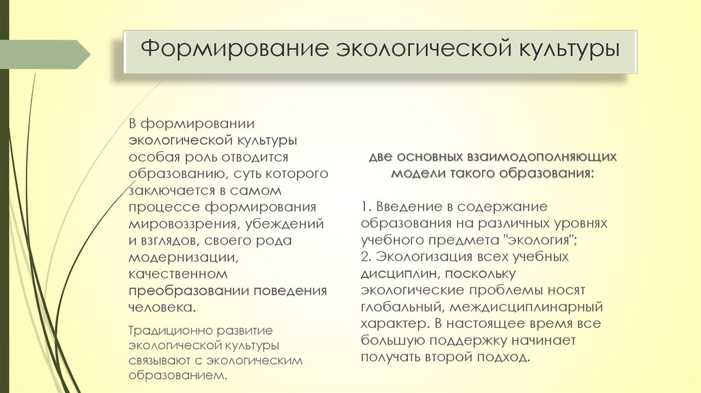 Формирование органической. Этапы формирования экологической культуры. Становление экологической культуры. Экологическая культура формируется в процессе:. Проблема формирования экологической культуры.