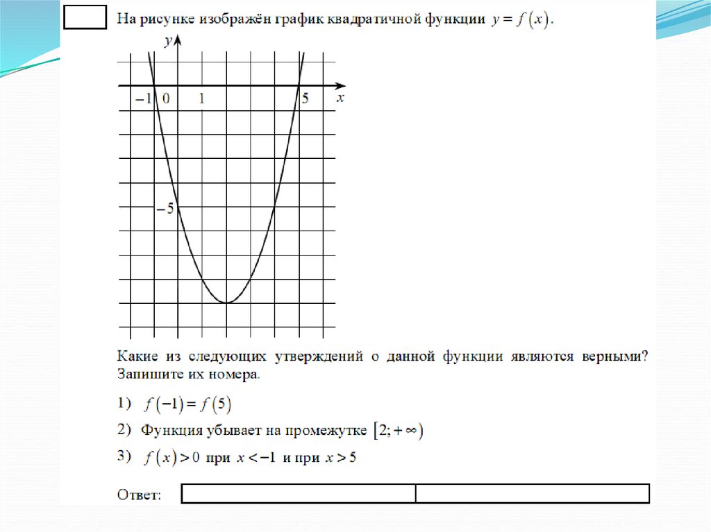 Какие утверждения о данной функции неверны. Какие из следующих функций являются квадратичными. Рисунок функция равна 5. Какая из функций не является квадратичной. Функция номер 1.