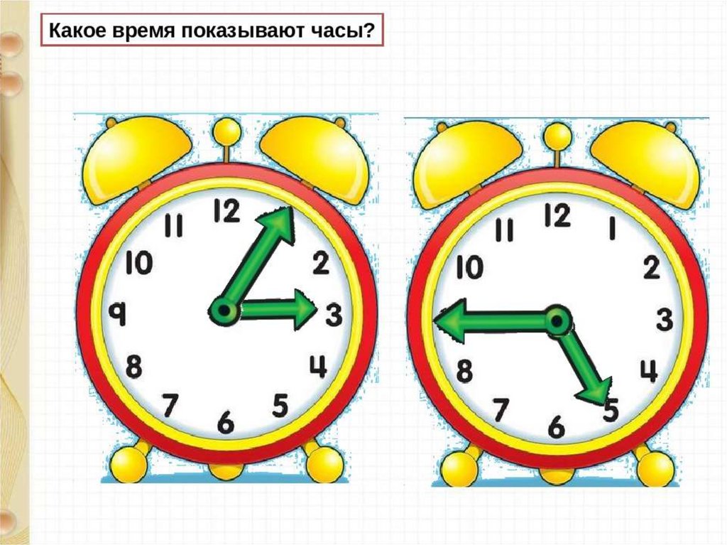 Презентация определяем время по часам