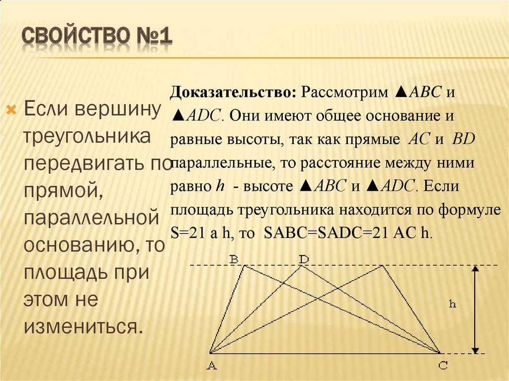 4 точки в геометрии. Метод площадей в геометрии. Золотой треугольник геометрия Размеры. Свойства отношений площадей геометрия. Понятие площади.