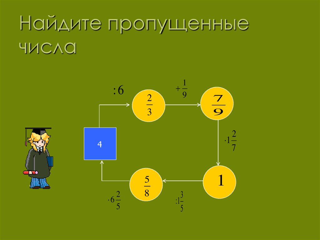 Найди пропущенные числа 8 8