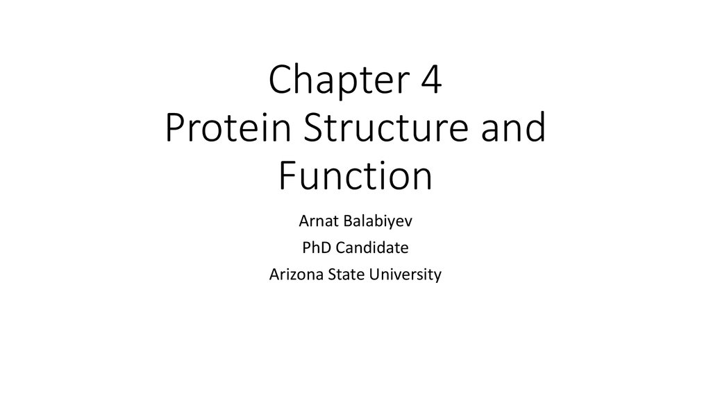 protein structure ppt