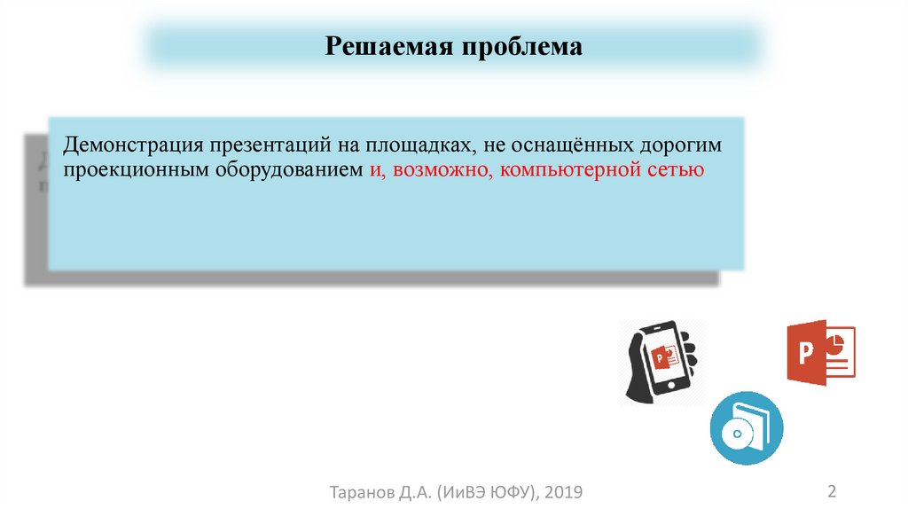 Специальный режим просмотра в котором демонстрируются презентация окружающим это