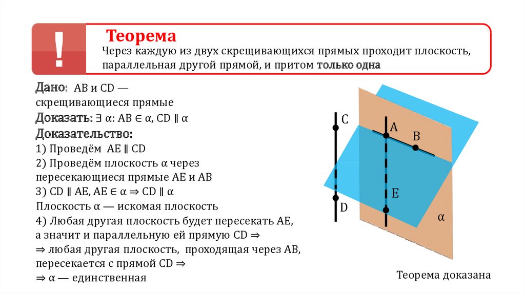 Признак скрещиваю. Теорема признак скрещивающихся прямых доказательство. Через каждую из 2 скрещивающихся прямых. 2. Теорема о скрещивающихся прямых (доказательство).. Теорема скрещивающихся прямых и плоскости.