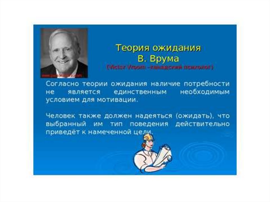 Мотивационная теория ожидания. Теория ожиданий Виктора Врума. Теория мотивации Виктора Врума. Согласно теории ожидания.