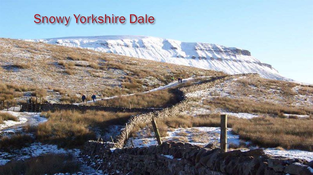 Snowy Yorkshire Dale