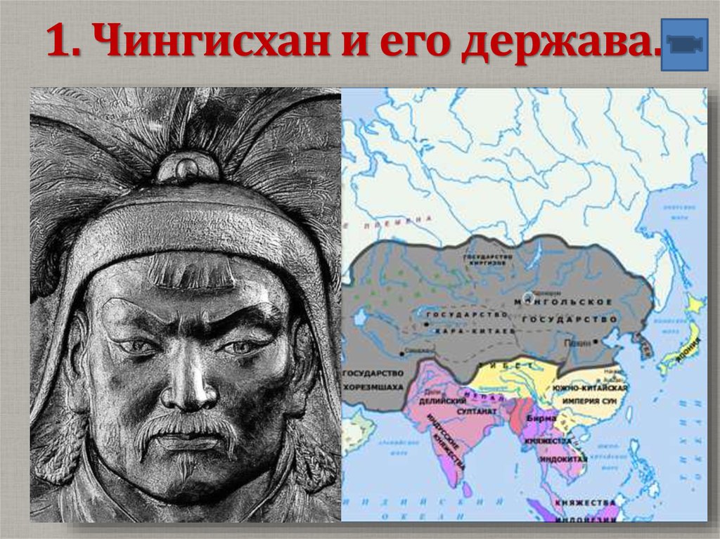 1. Чингисхан и его держава.
