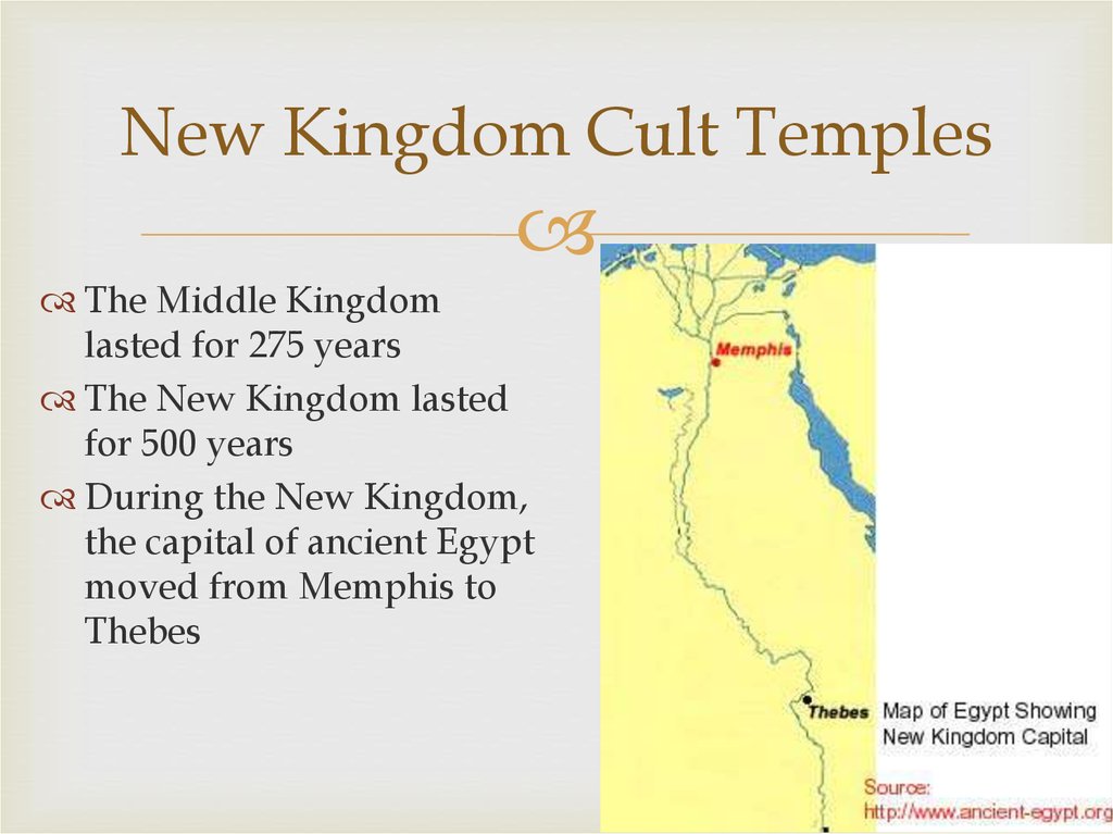 New Kingdom Cult Temples