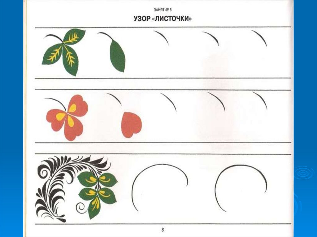 Рисование узора в старшей группе. Роспись Хохломская элементы узора старшая группа. Элементы хохломской росписи подг.гр. Элементы хохломской росписи старшая группа. Элементы хохломской росписи в подготовительной группе.