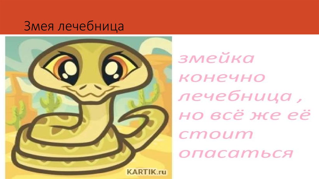 Змея лечебница