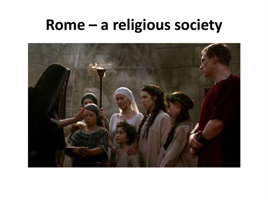 Rome – a religious society