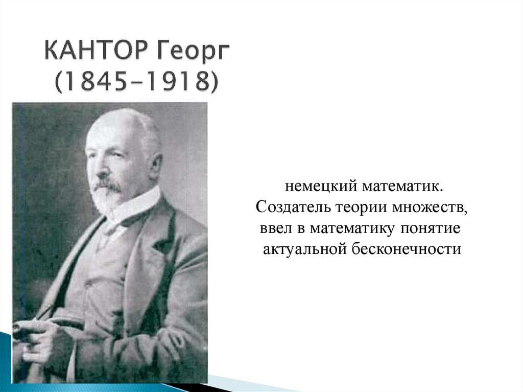 КАНТОР Георг (1845-1918)