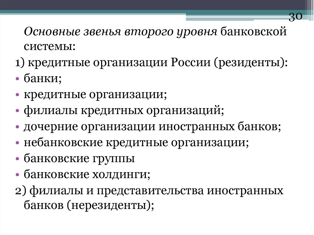 Коммерческий банк основное звено банковской системы презентация