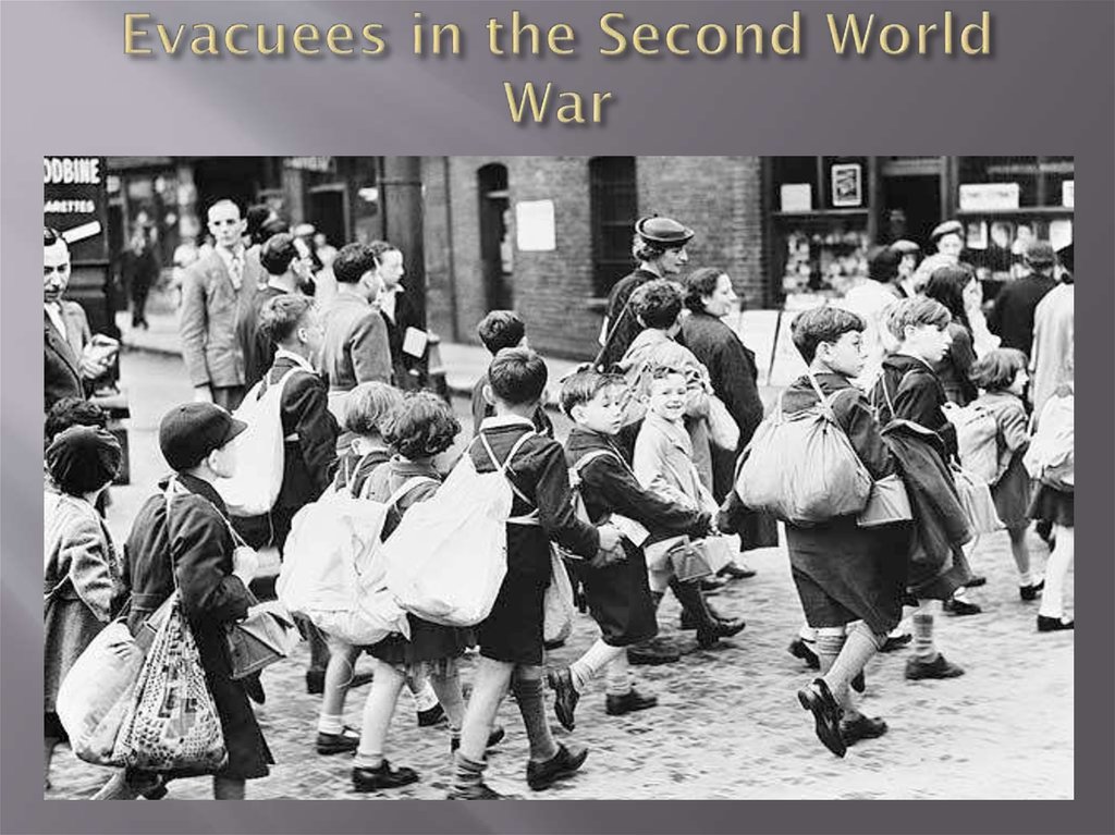 Evacuees in the Second World War