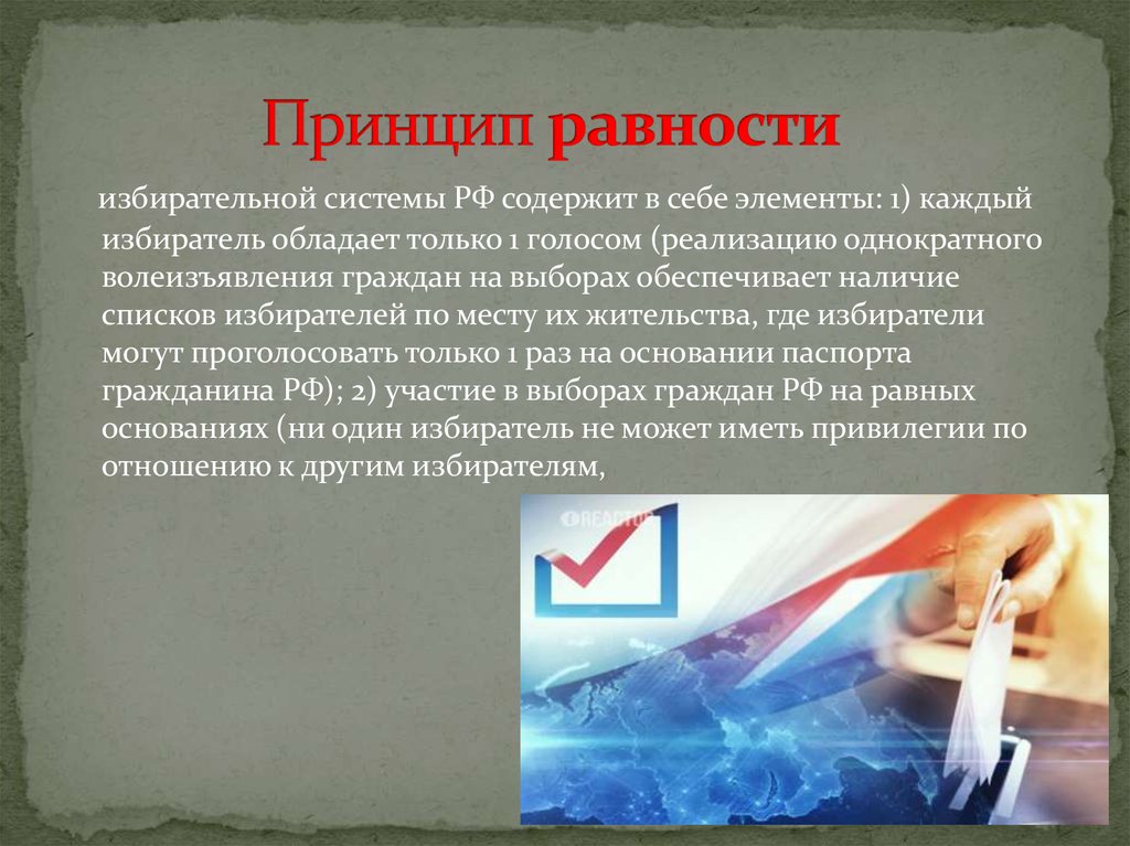 Избирательное право изменения