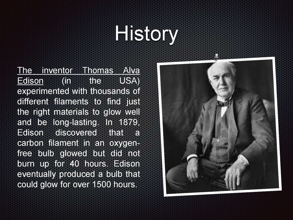 Who invented the electric lightbulb