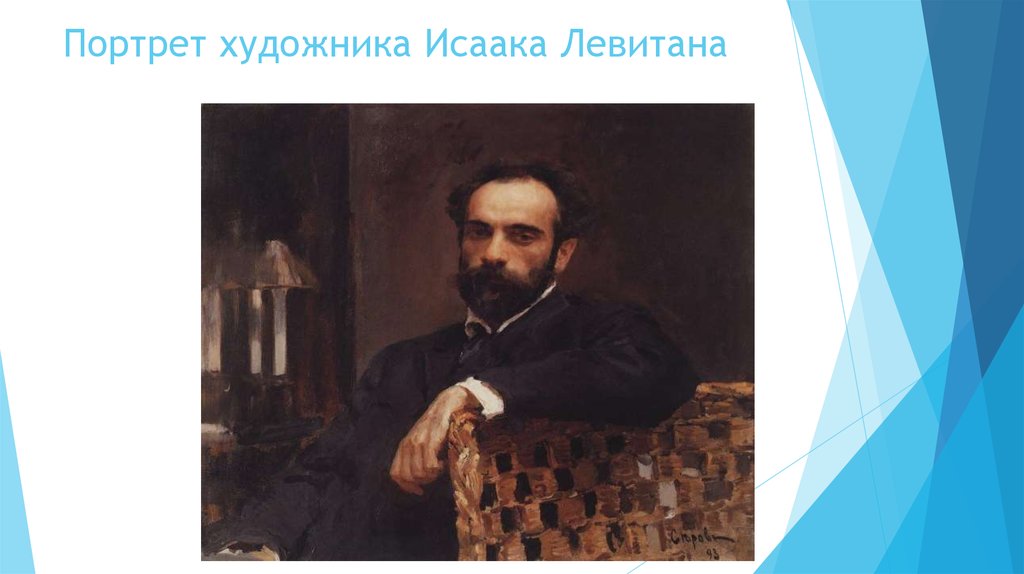 Левитан портрет. Портрет Левитана Исаака Ильича Серов.