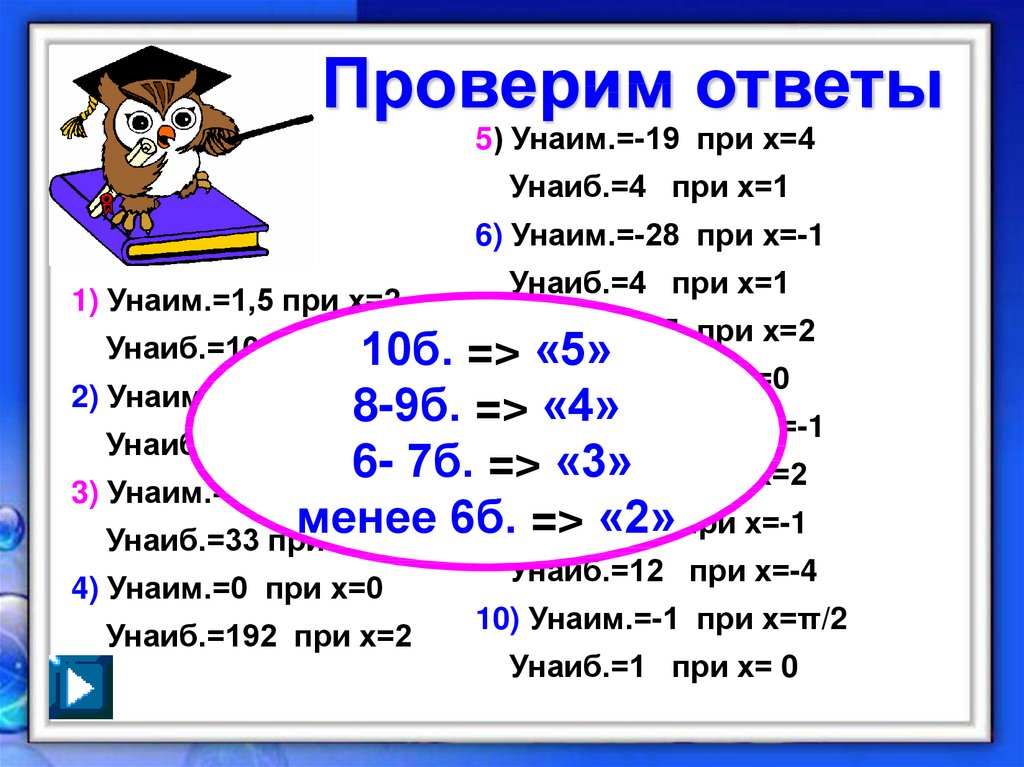 Проверить ответ сфр. Проверяем ответы. Диктант по теме производная. Картинка проверяем ответы. Кос при х 0.