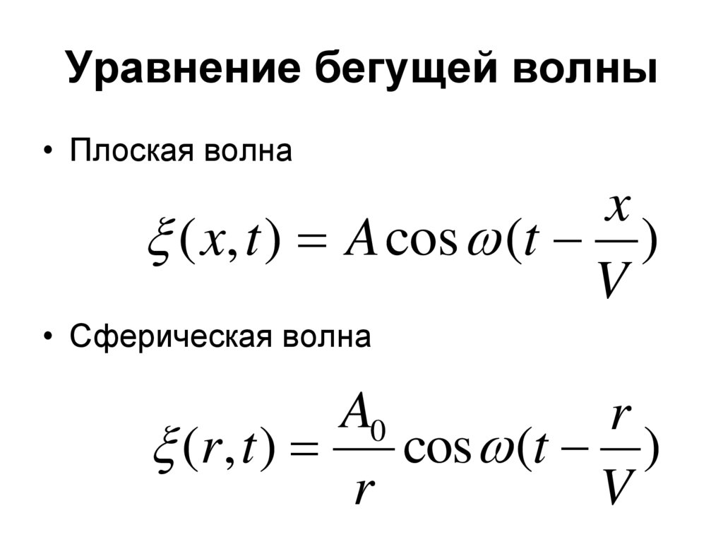 Распространение волн в упругих средах уравнение гармонической бегущей волны 11 класс презентация