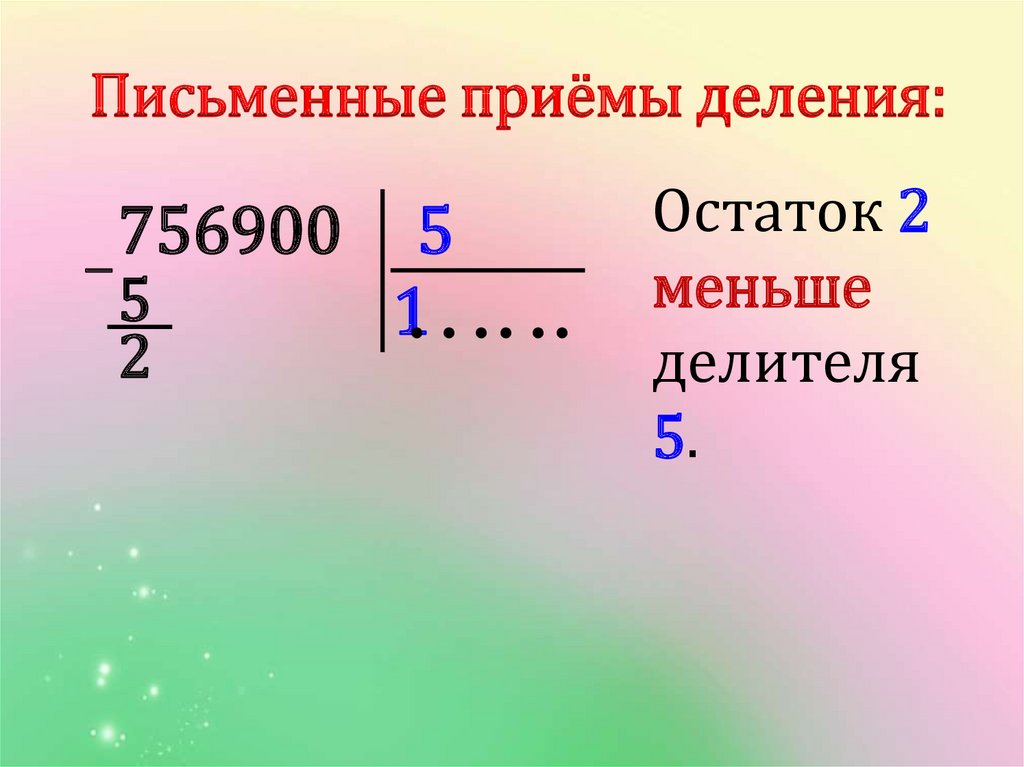 Деление многозначного числа на однозначное. Письменные приемы деления. Письменные приемы деления 4 класс. Прием письменного деления на однозначное число. Письменное деление многозначных чисел на однозначное число.