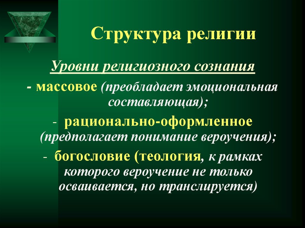 Религиозный уровень. Уровни религии. Структура религиозного сознания. Уровни религиозного сознания. Структура религиозного сознания Теология.