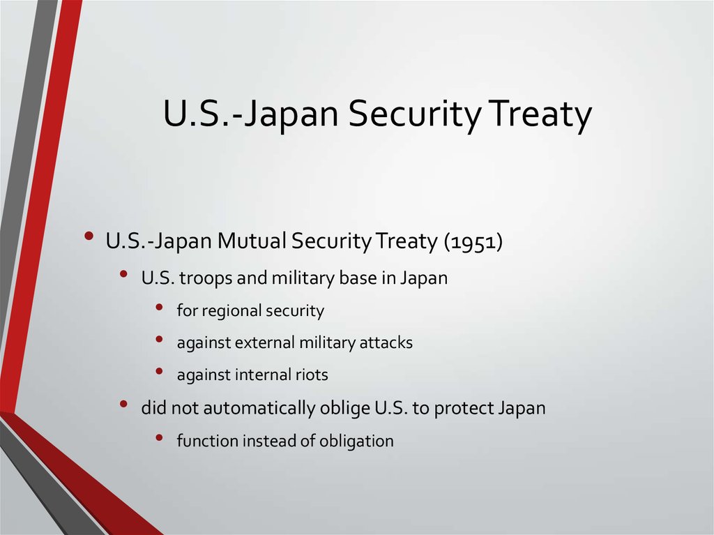 U.S.-Japan Security Treaty