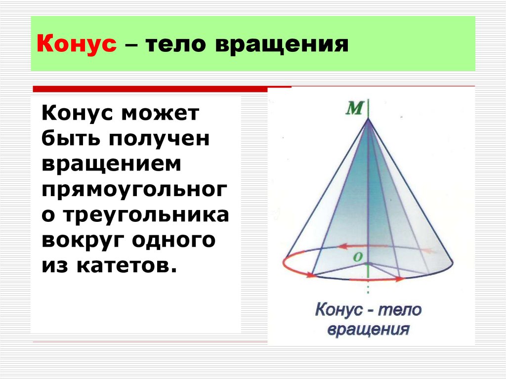 Высота боковой поверхности конуса