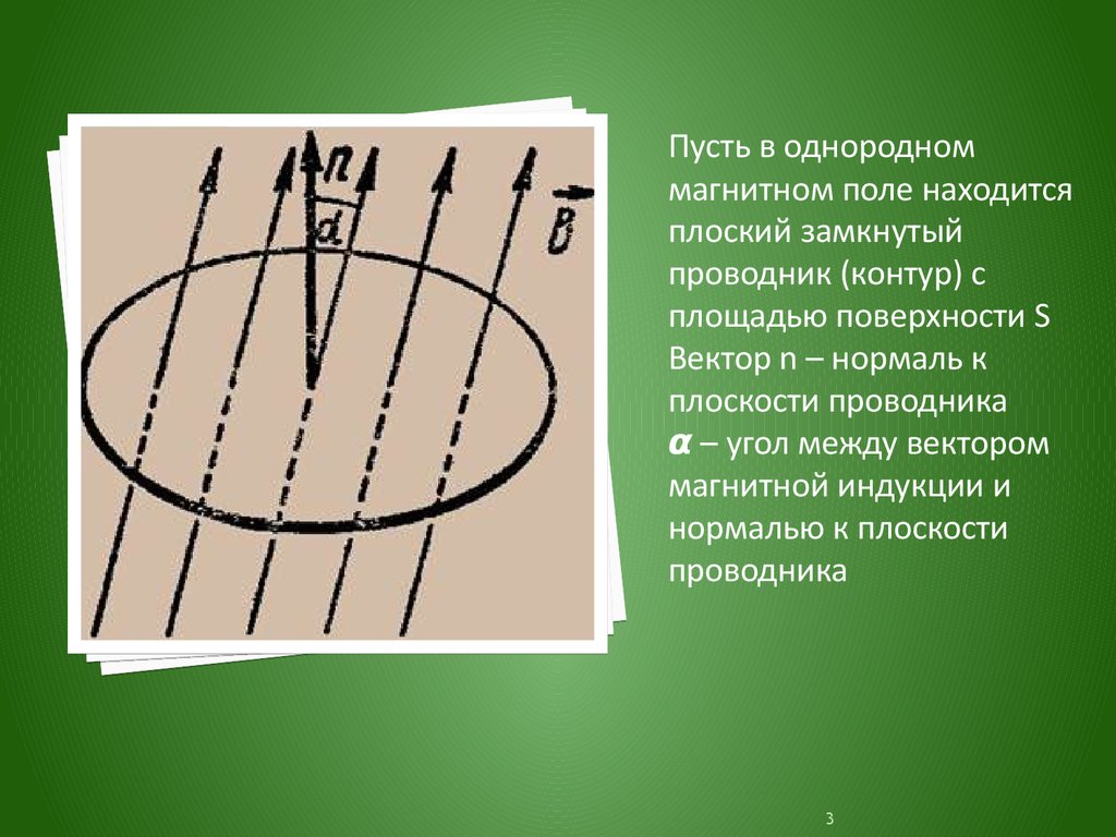 Однородное магнитное поле рисунок. Замкнутый контур в магнитном поле. Плоский замкнутый контур. Магнитное поле замкнутого контура. Замкнутый проводник в магнитном поле.