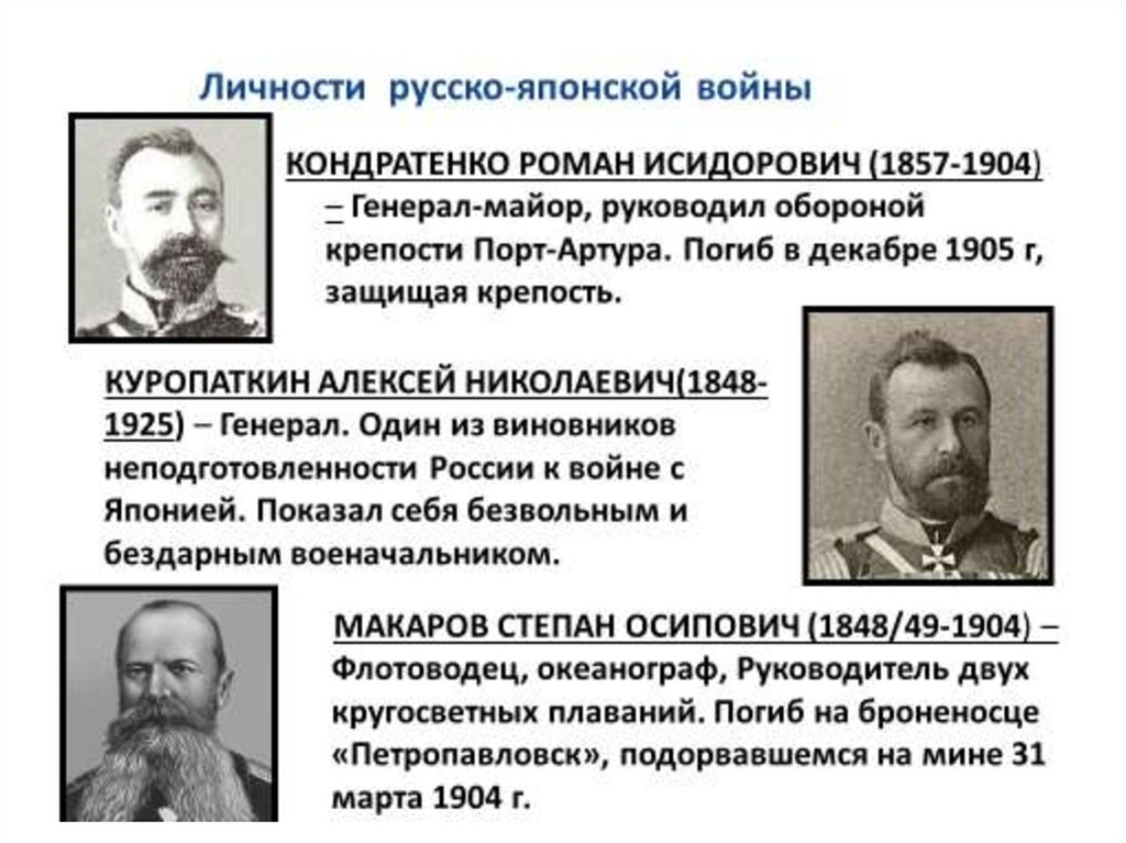 Герои русско японской. Военноначальники русско-японской войны 1904-1905. Главнокомандующие в русско японской войне 1904-1905. Русско японская война 1904 участники. Командующие России в русско японской войне.