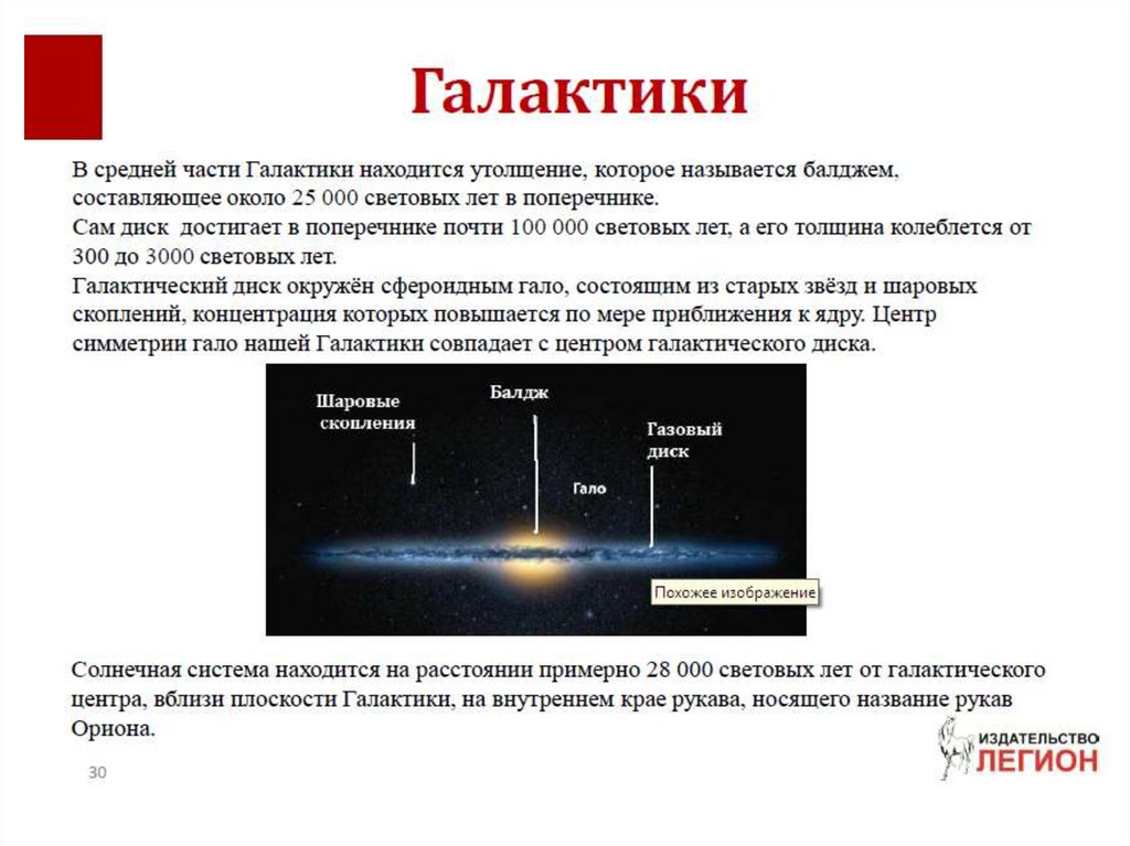 Расширение галактики презентация