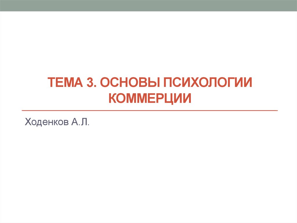 Основы психологии презентация