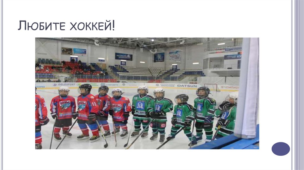 Любите хоккей!