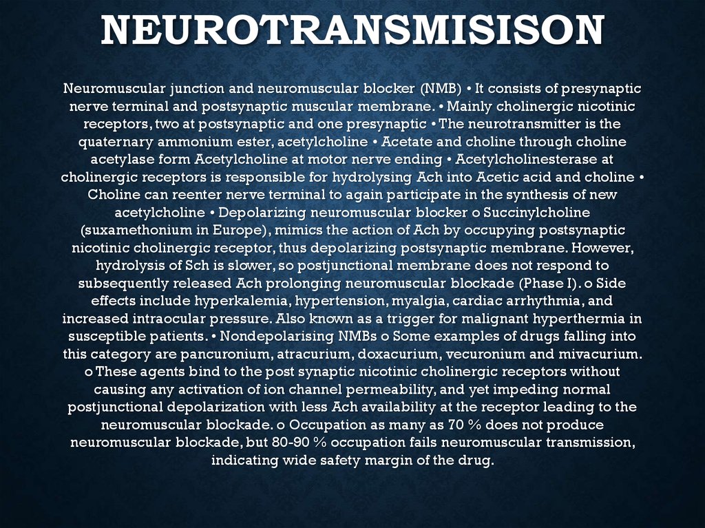 Neurotransmisison
