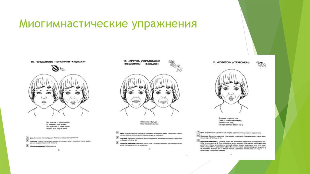 Презентация миогимнастика в ортодонтии